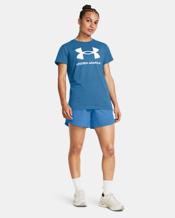 Women's UA Vanish 5" Shorts in Blue image number 2